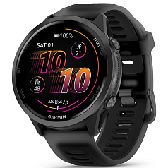 Спортивные часы Garmin Forerunner 570 47mm Slate Gray Aluminum with Translucent Black/Black Band (010-02971-00)