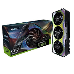 Видеокарта Palit GameRock OC RTX 5090 32GB GDDR7 (NE75090S19R5-GB2020G)